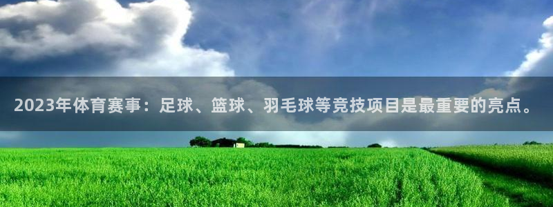 2023年体育赛事：足球、篮球、羽毛球等竞技项目是最重要的亮点。